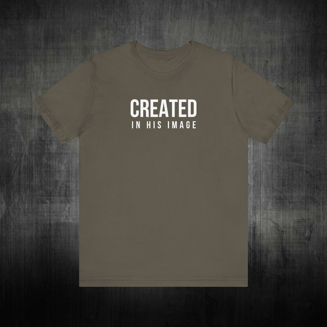 CREATED IN HIS IMAGE - SHORT SLEEVE TEE