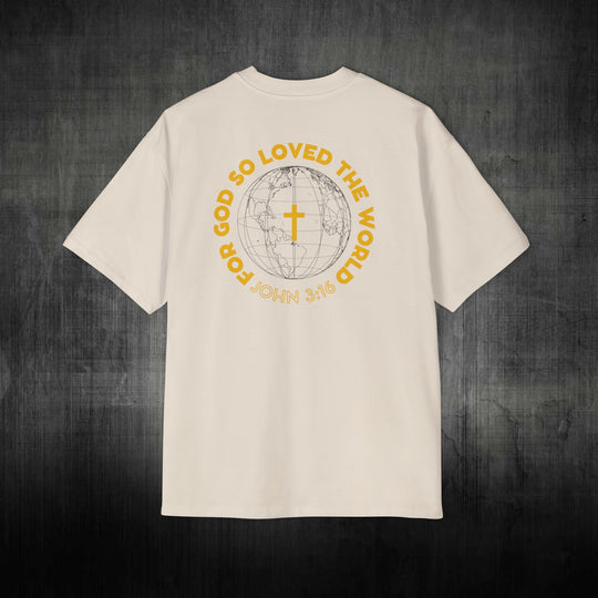 JOHN 3:16 - HEAVY OVERSIZED TEE