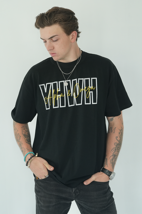 ALPHA & OMEGA - HEAVY OVERSIZED TEE