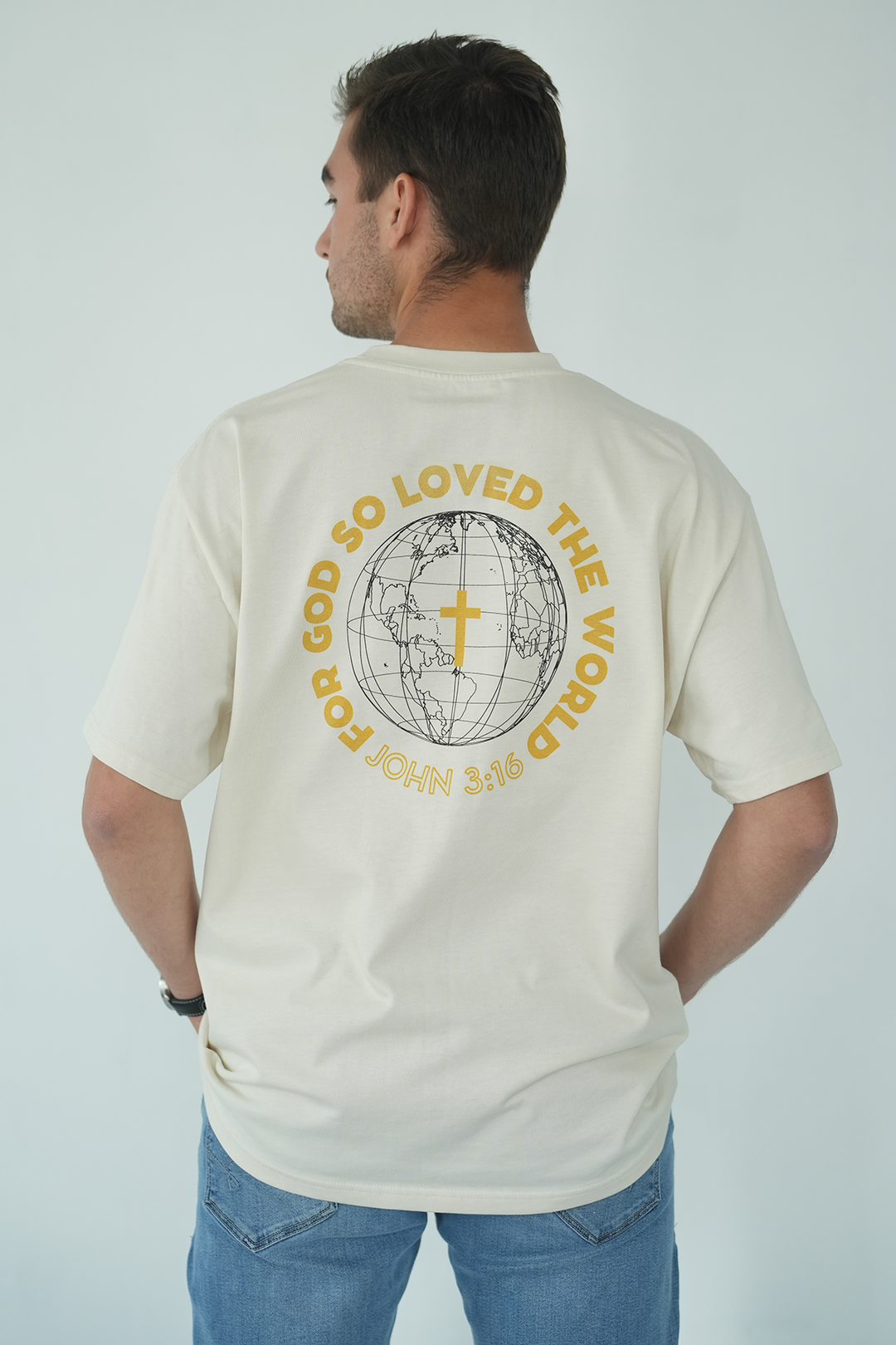 JOHN 3:16 - HEAVY OVERSIZED TEE
