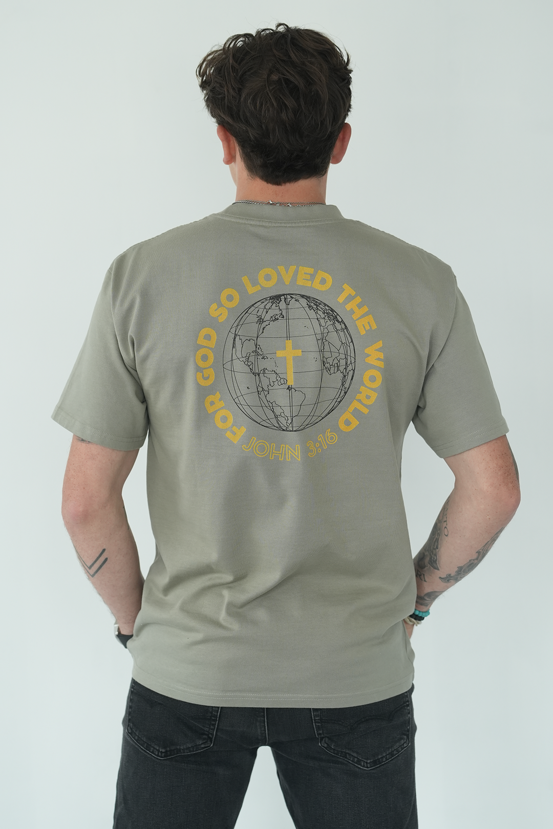 JOHN 3:16 - HEAVY OVERSIZED TEE