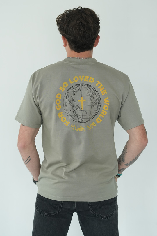 JOHN 3:16 - HEAVY OVERSIZED TEE