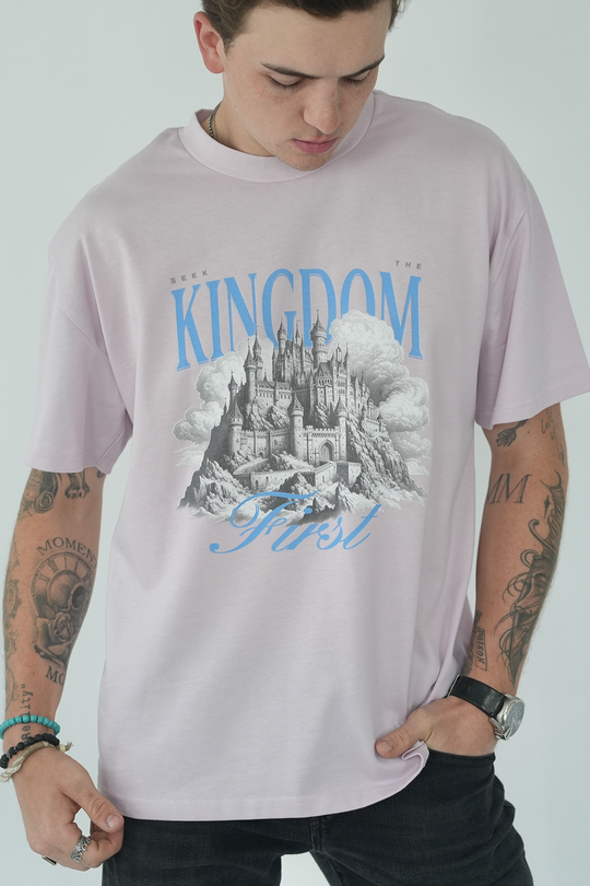 SEEK THE KINGDOM FIRST - HEAVY OVERSIZED TEE
