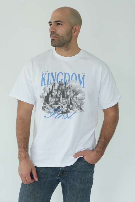 SEEK THE KINGDOM FIRST - HEAVY OVERSIZED TEE